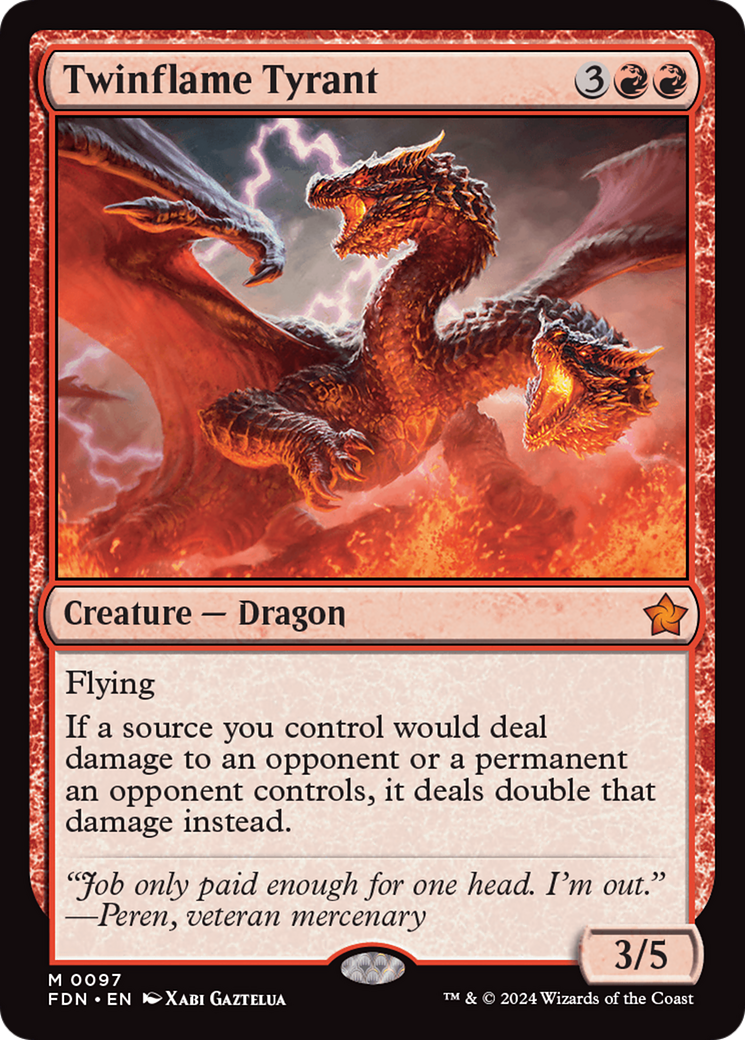 Twinflame Tyrant [Foundations] | Exor Games Dartmouth
