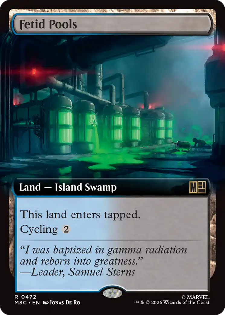Fetid Pools (Extended Art) [Marvel Super Heroes Commander] | Exor Games Dartmouth