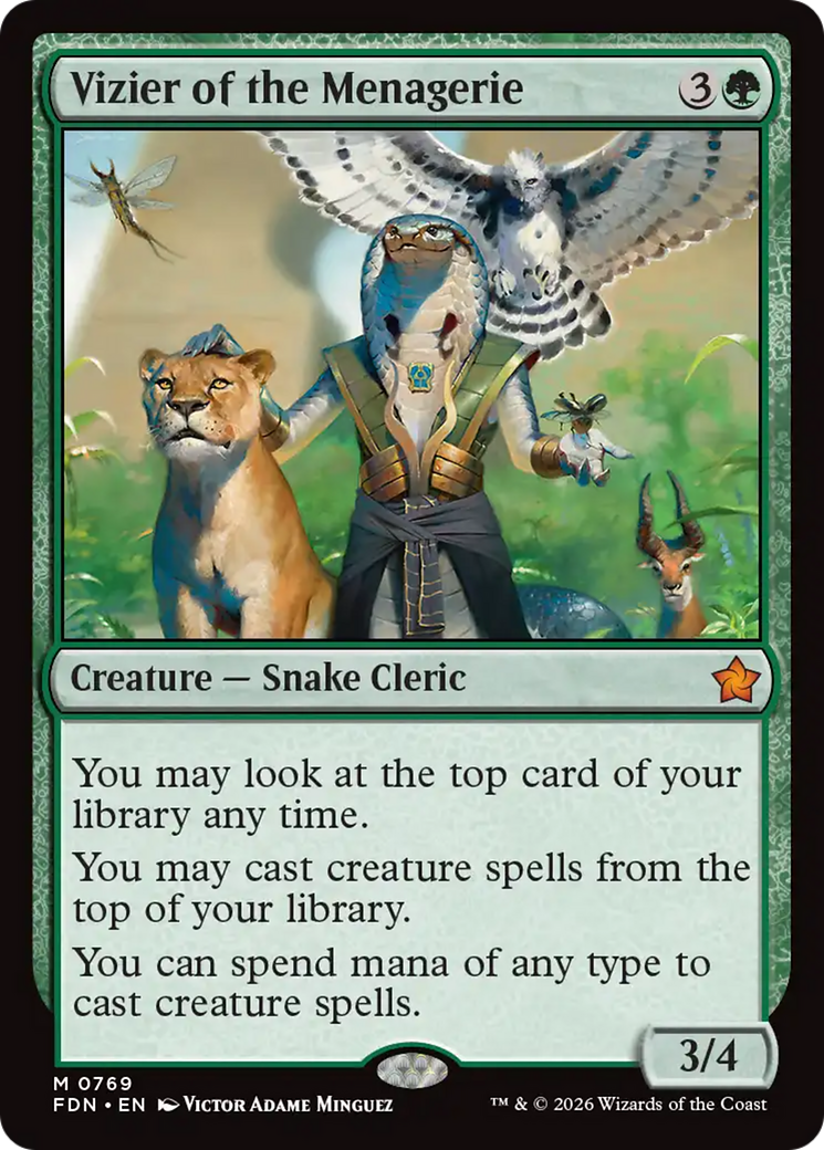 Vizier of the Menagerie (0769) [Foundations] | Exor Games Dartmouth