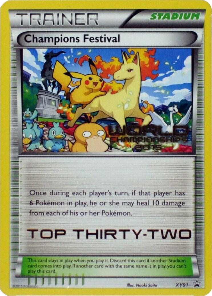 Champions Festival (XY91) (2015 Top Thirty-Two) [XY: Black Star Promos] | Exor Games Dartmouth