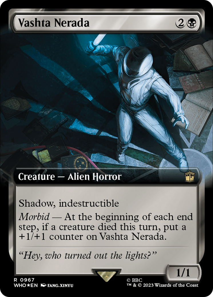 Vashta Nerada (Extended Art) (Surge Foil) [Doctor Who] | Exor Games Dartmouth