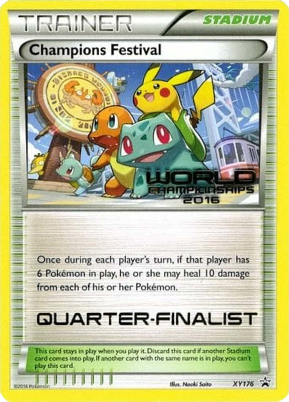 Champions Festival (XY176) (2016 Quarter Finalist) [XY: Black Star Promos] | Exor Games Dartmouth