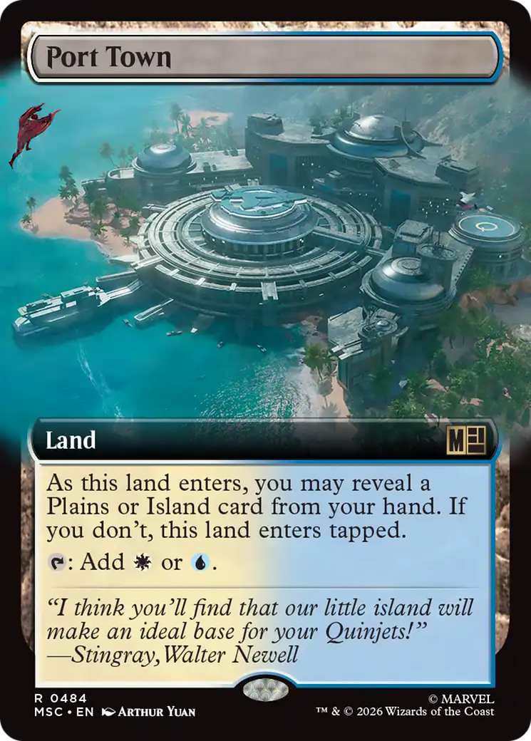 Port Town (Extended Art) [Marvel Super Heroes Commander] | Exor Games Dartmouth