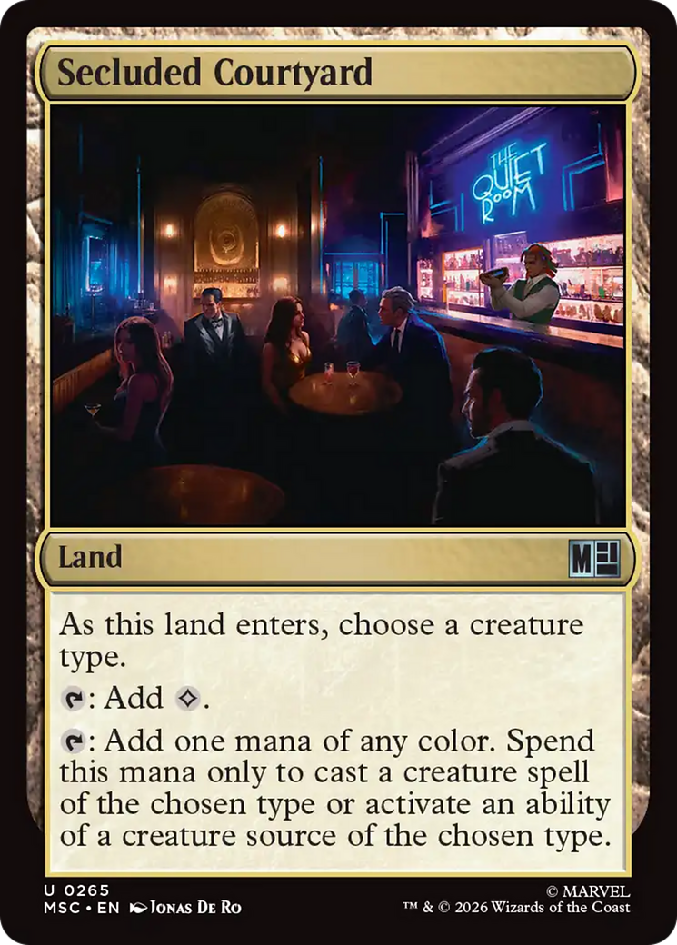Secluded Courtyard [Marvel Super Heroes Commander] | Exor Games Dartmouth