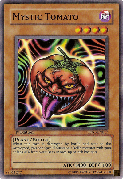 Mystic Tomato [5DS1-EN017] Common | Exor Games Dartmouth