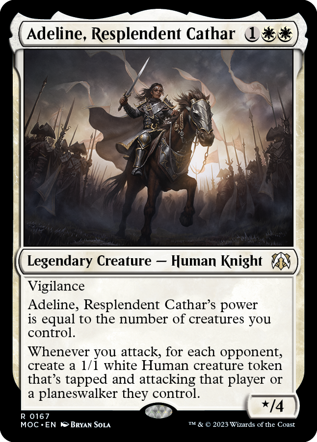 Adeline, Resplendent Cathar [March of the Machine Commander] | Exor Games Dartmouth