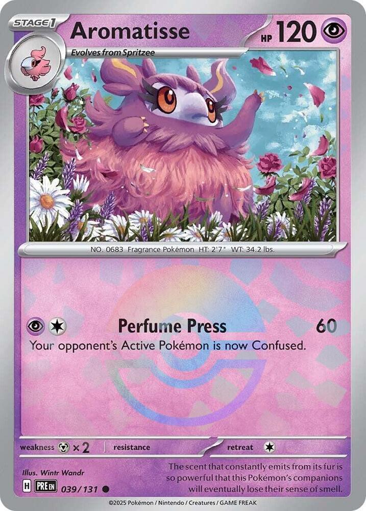 Aromatisse (039/131) (Poke Ball Pattern) [Scarlet & Violet: Prismatic Evolutions] | Exor Games Dartmouth