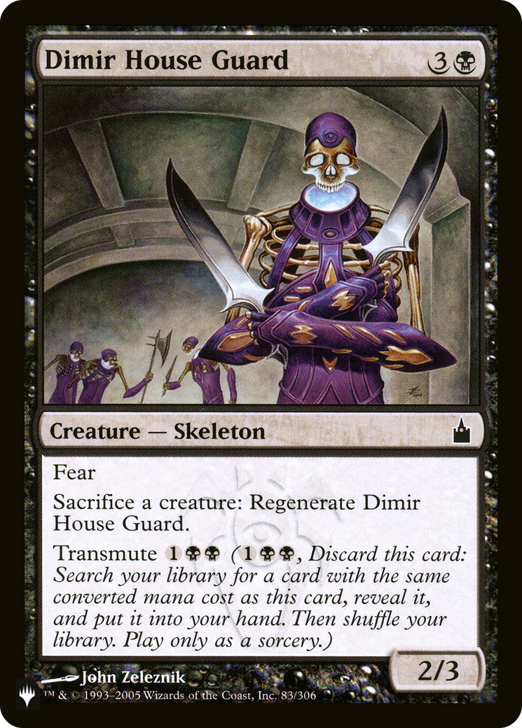 Dimir House Guard [The List Reprints] | Exor Games Dartmouth