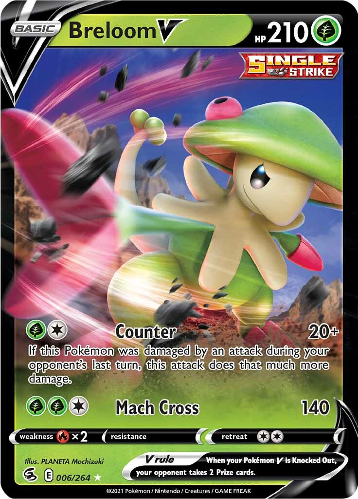 Breloom V (006/264) [Sword & Shield: Fusion Strike] | Exor Games Dartmouth