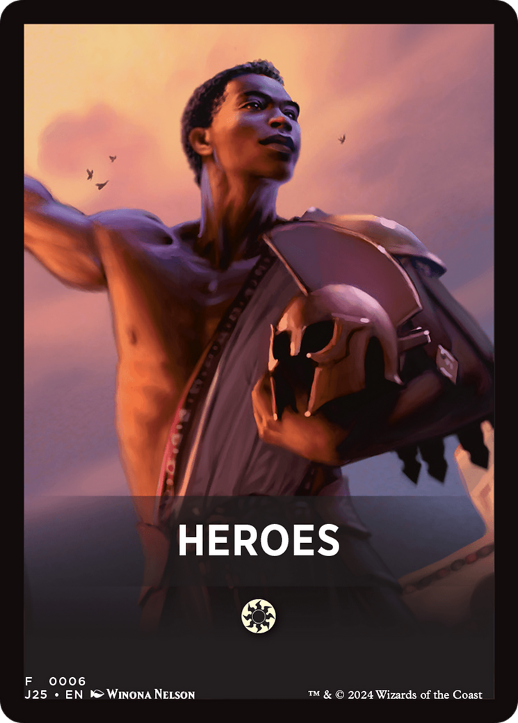 Heroes Theme Card [Foundations Jumpstart Front Cards] | Exor Games Dartmouth