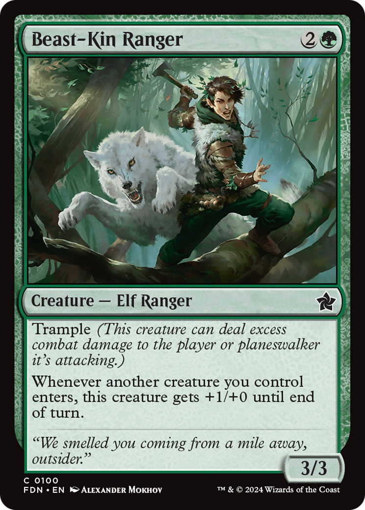 Beast-Kin Ranger [Foundations] | Exor Games Dartmouth