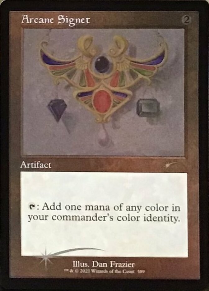 Arcane Signet (Retro) (Foil Etched) [Secret Lair Drop Promos] | Exor Games Dartmouth