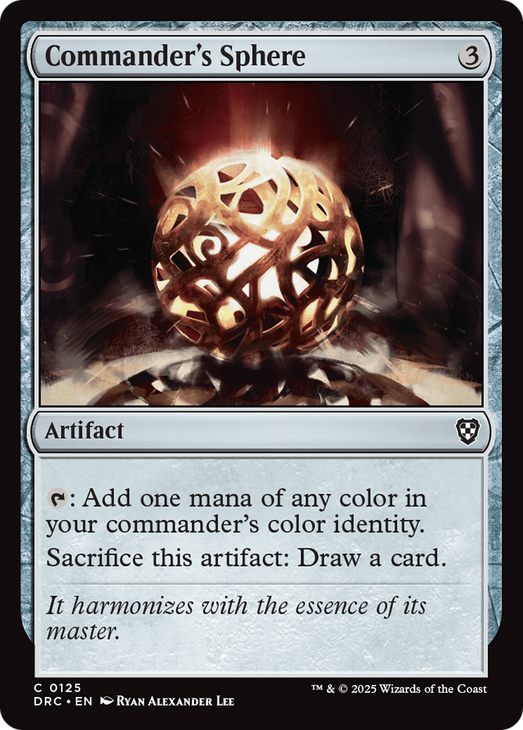 Commander's Sphere [Aetherdrift Commander] | Exor Games Dartmouth