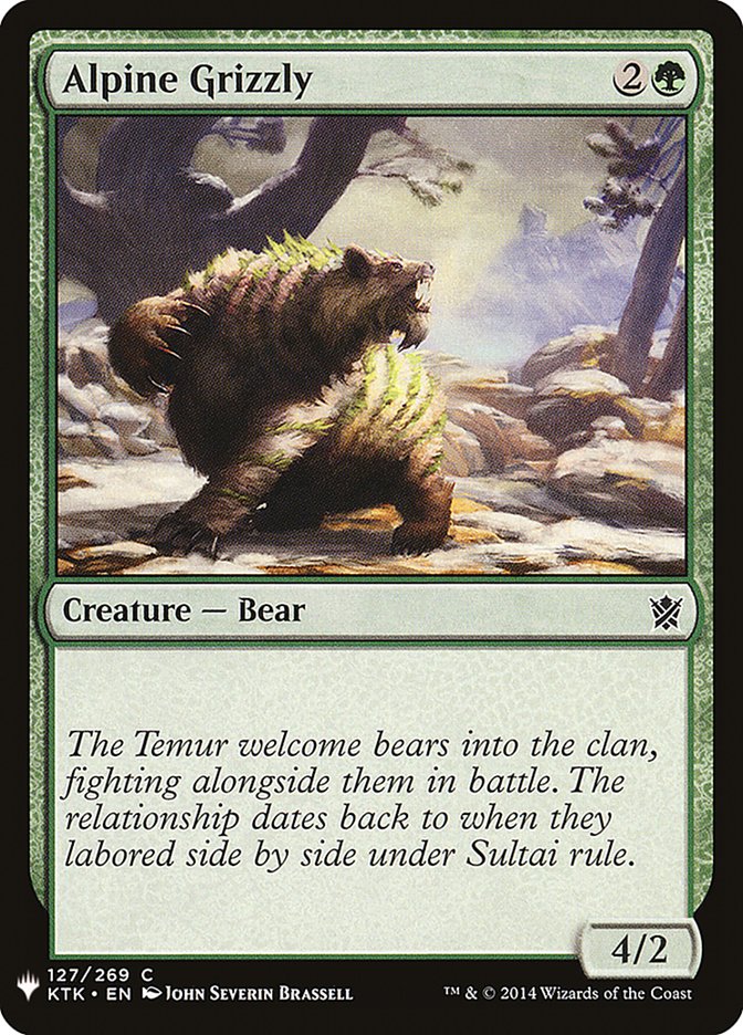 Alpine Grizzly [Mystery Booster] | Exor Games Dartmouth