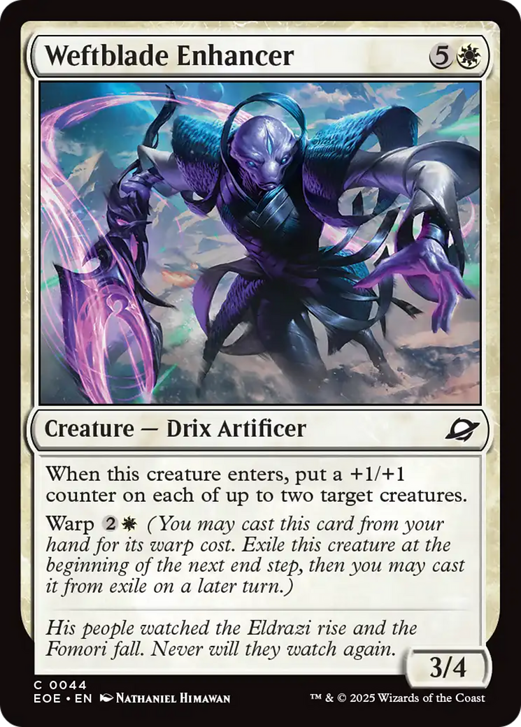 Weftblade Enhancer [Edge of Eternities] | Exor Games Dartmouth