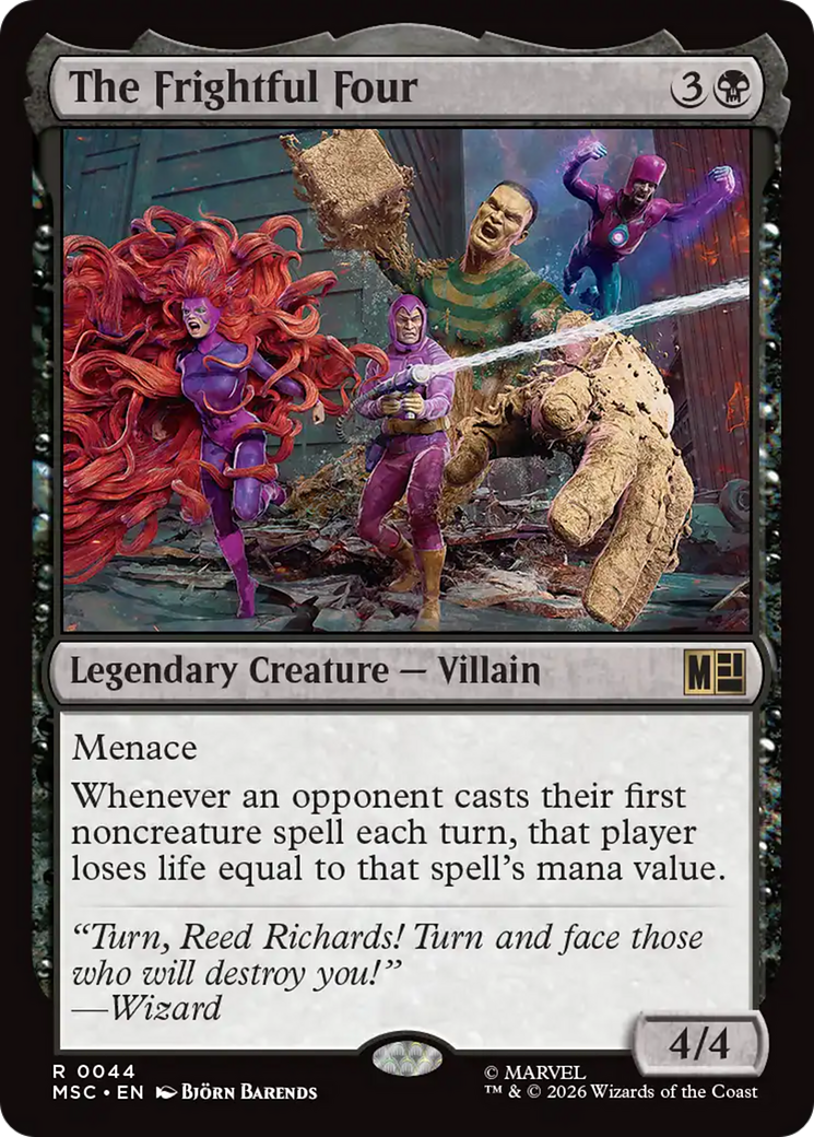 The Frightful Four (Surge Foil) [Marvel Super Heroes Commander] | Exor Games Dartmouth