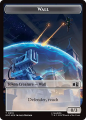 Wall (019) // Merfolk (024) Double-Sided Token (Surge Foil) [Marvel Super Heroes Commander Tokens] | Exor Games Dartmouth