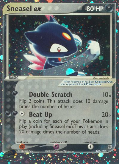 Sneasel ex (103/109) [EX: Ruby & Sapphire] | Exor Games Dartmouth