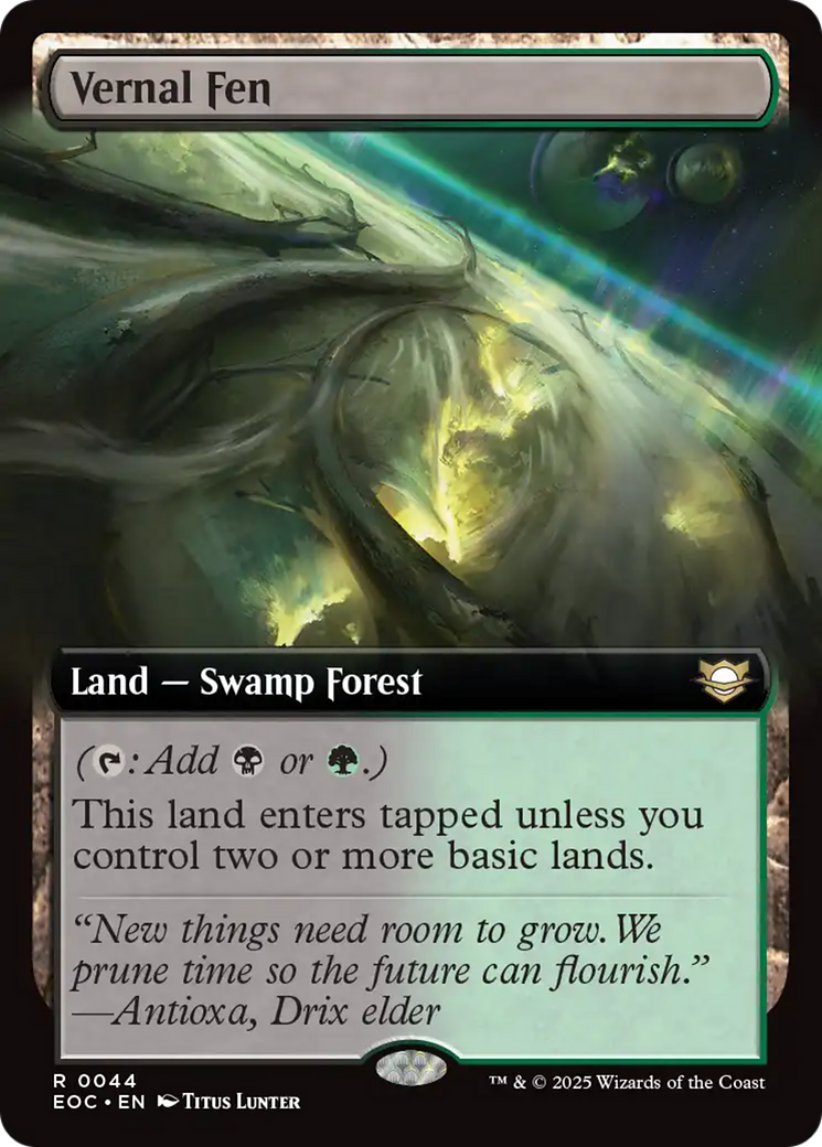 Vernal Fen (Extended Art) [Edge of Eternities Commander] | Exor Games Dartmouth