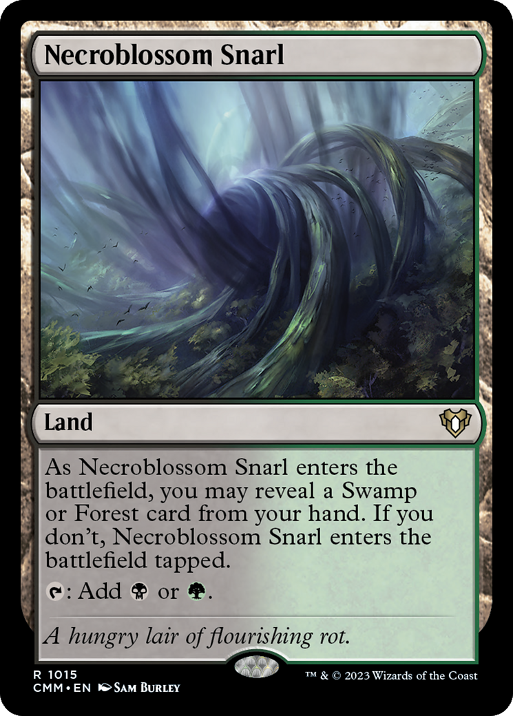 Necroblossom Snarl [Commander Masters] | Exor Games Dartmouth
