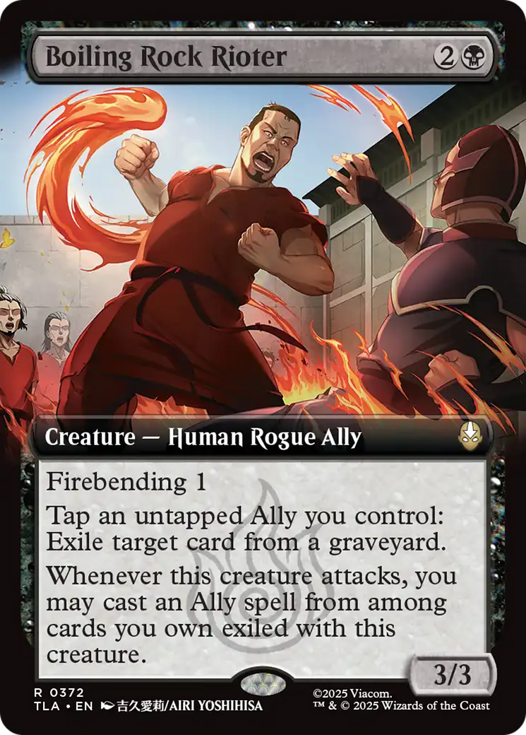 Boiling Rock Rioter (Extended Art) [Avatar: The Last Airbender] | Exor Games Dartmouth