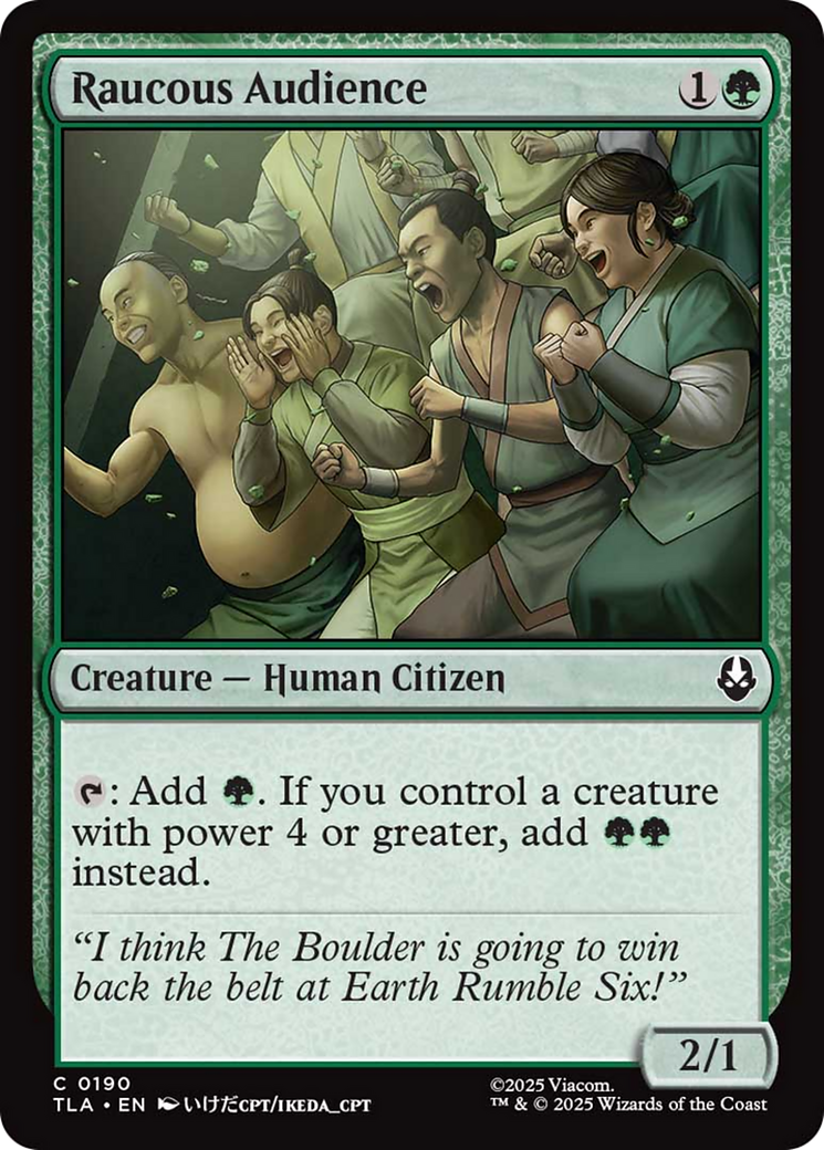 Raucous Audience [Avatar: The Last Airbender] | Exor Games Dartmouth