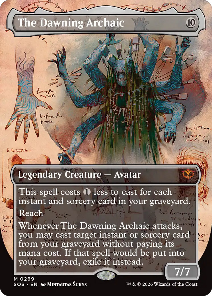 The Dawning Archaic (Borderless) [Secrets of Strixhaven] | Exor Games Dartmouth