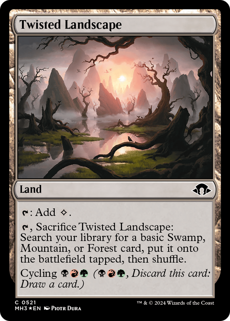 Twisted Landscape (Ripple Foil) [Modern Horizons 3] | Exor Games Dartmouth