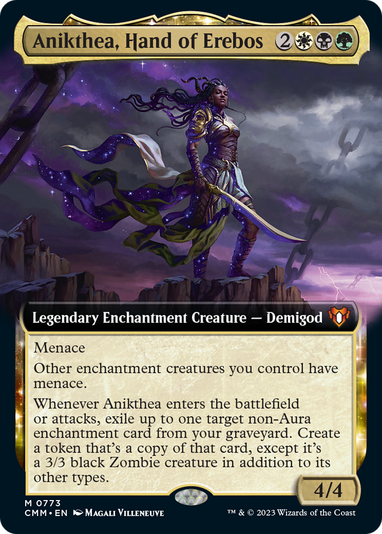 Anikthea, Hand of Erebos (Extended Art) [Commander Masters] | Exor Games Dartmouth