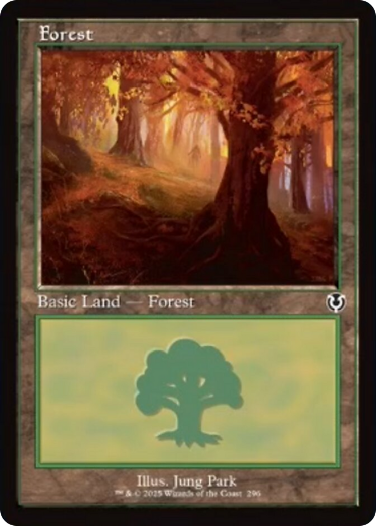 Forest (296) (Retro Frame) [Innistrad Remastered] | Exor Games Dartmouth