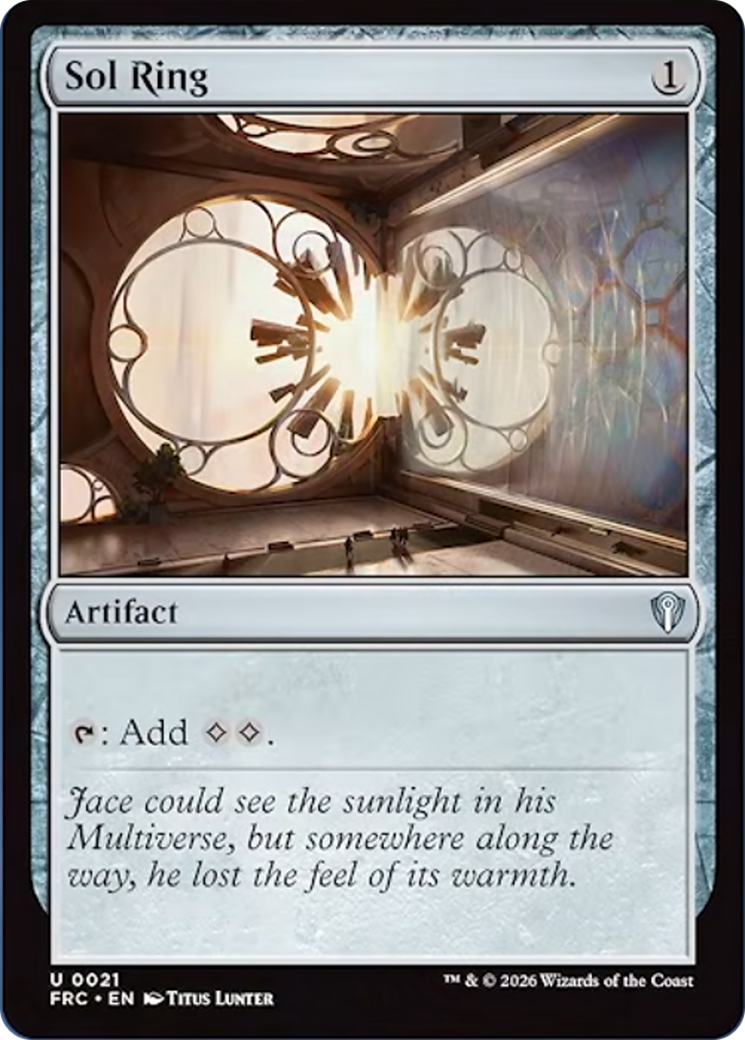 Sol Ring [Reality Fracture Commander] | Exor Games Dartmouth