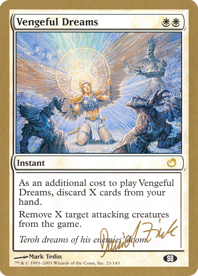 Vengeful Dreams (Daniel Zink) (SB) [World Championship Decks 2003] | Exor Games Dartmouth