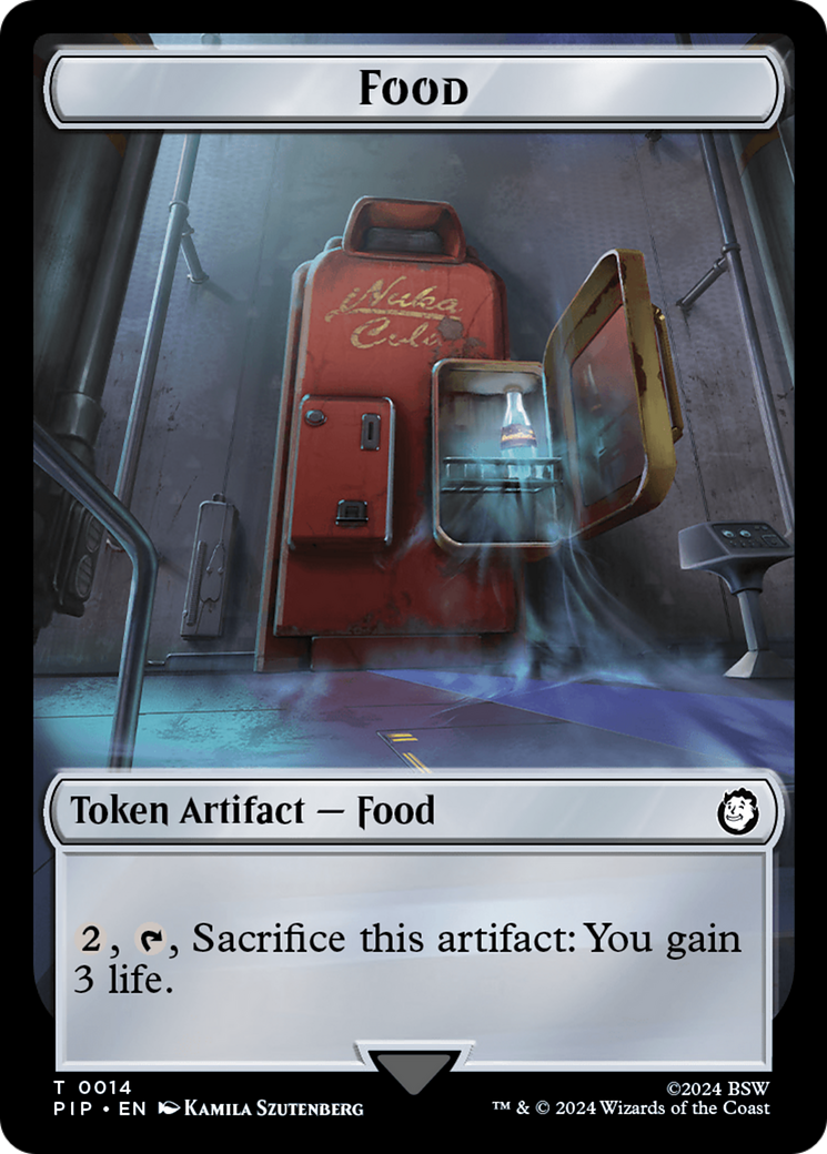 Food (0014) // Alien Double-Sided Token [Fallout Tokens] | Exor Games Dartmouth