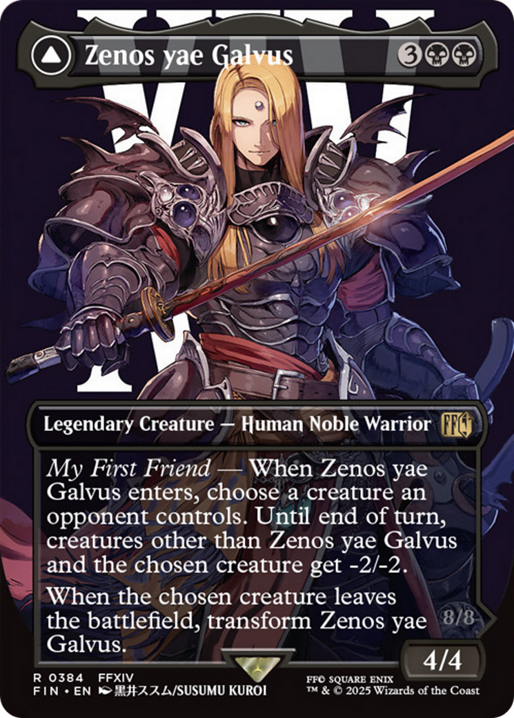 Zenos yae Galvus // Shinryu, Transcendent Rival (Borderless) [FINAL FANTASY] | Exor Games Dartmouth