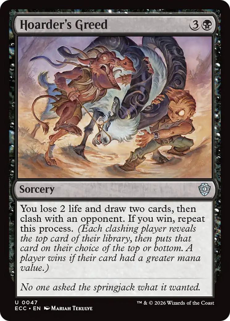 Hoarder's Greed [Lorwyn Eclipsed Commander] | Exor Games Dartmouth