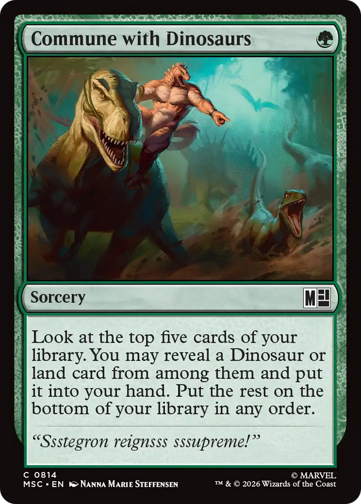 Commune with Dinosaurs [Marvel Super Heroes Commander] | Exor Games Dartmouth