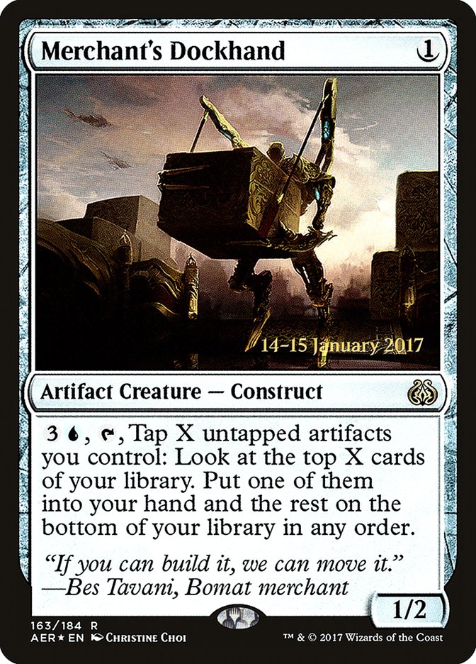 Merchant's Dockhand [Aether Revolt Prerelease Promos] | Exor Games Dartmouth