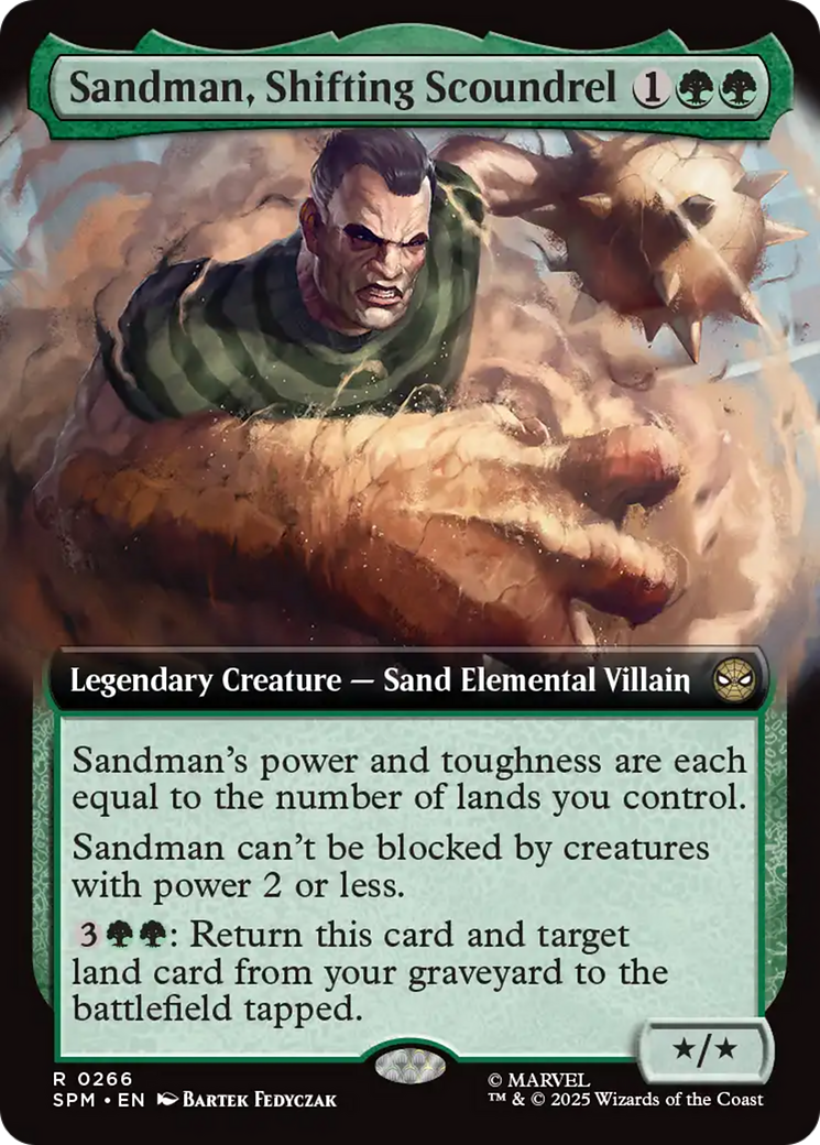 Sandman, Shifting Scoundrel (Extended Art) [Marvel's Spider-Man] | Exor Games Dartmouth