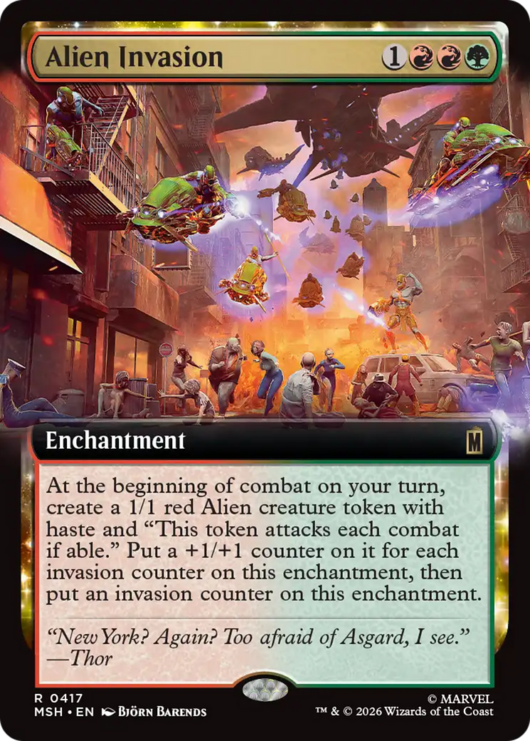 Alien Invasion (Extended Art) [Marvel Super Heroes] | Exor Games Dartmouth