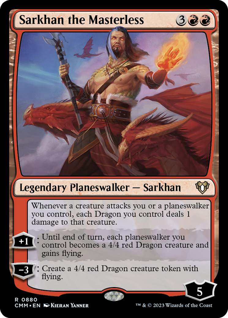 Sarkhan the Masterless [Commander Masters] | Exor Games Dartmouth