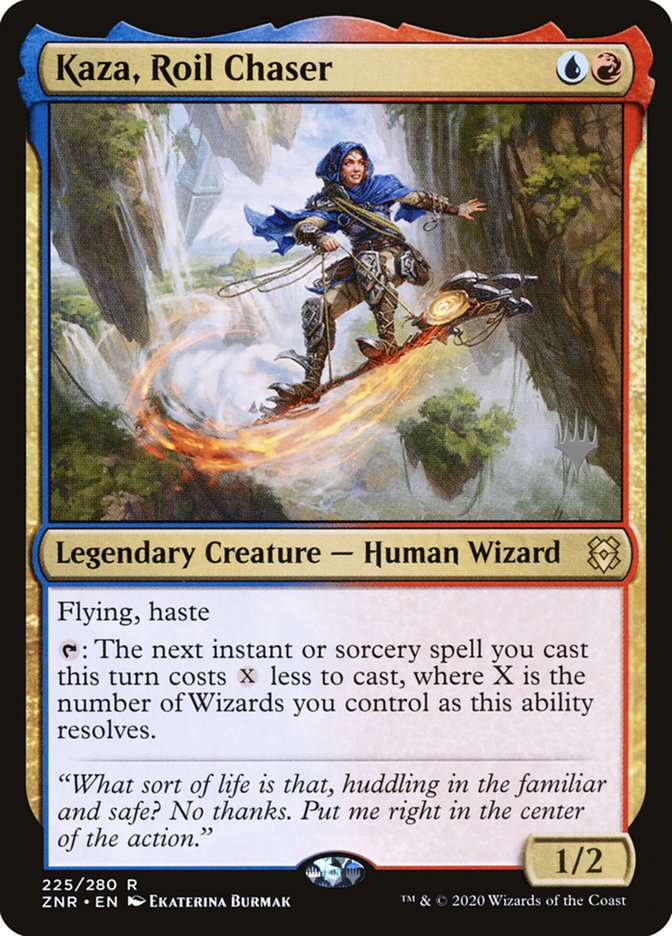 Kaza, Roil Chaser (Promo Pack) [Zendikar Rising Promos] | Exor Games Dartmouth