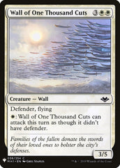 Wall of One Thousand Cuts [Mystery Booster] | Exor Games Dartmouth