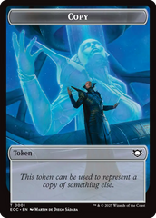 Copy // Clue Double-Sided Token [Edge of Eternities Commander Tokens] | Exor Games Dartmouth