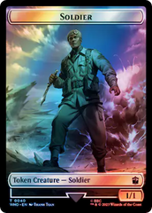 Soldier // Treasure (0060) Double-Sided Token (Surge Foil) [Doctor Who Tokens] | Exor Games Dartmouth