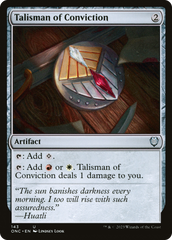 Talisman of Conviction [Phyrexia: All Will Be One Commander] | Exor Games Dartmouth