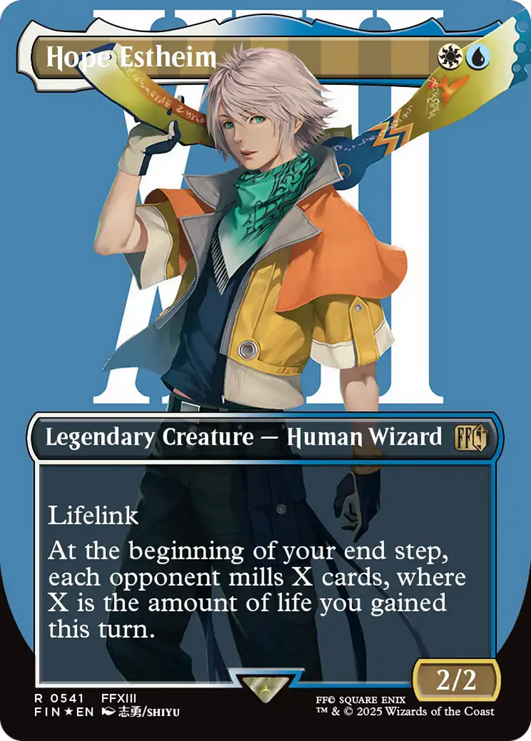 Hope Estheim (Borderless) (Surge Foil) [FINAL FANTASY] | Exor Games Dartmouth