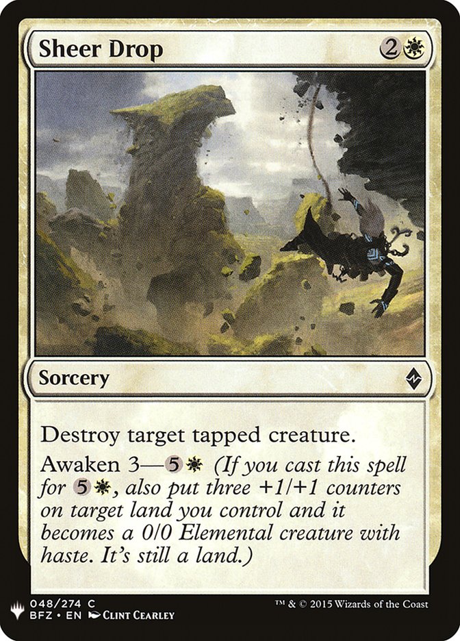 Sheer Drop [Mystery Booster] | Exor Games Dartmouth