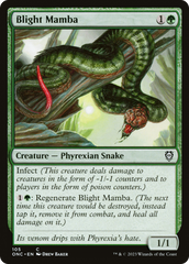 Blight Mamba [Phyrexia: All Will Be One Commander] | Exor Games Dartmouth