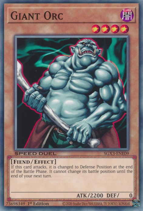 Giant Orc [SGX3-ENE09] Common | Exor Games Dartmouth