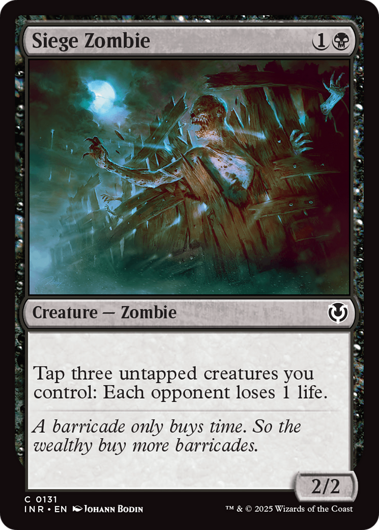 Siege Zombie [Innistrad Remastered] | Exor Games Dartmouth